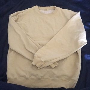 Brandy Melville yellow sweatshirt